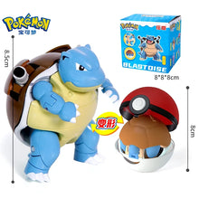 Load image into Gallery viewer, Pokemon Pokeball Anime Figures Toys, Pikachu Gengar Dragonite Snorlax Lapras Pocket Pokeball Toys