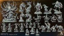 Load image into Gallery viewer, 3D Printed Archvillain Games Ammon Diah The Voice from Afar Sandstorm Dreams of Ammon Diah 28 32mm D&D