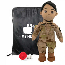 Load image into Gallery viewer, My Hero™ Army Soldier Daddy Doll | Custom Recordable Plush