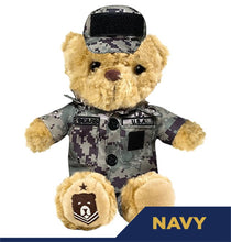Load image into Gallery viewer, Sailor Sleeptight - Navy Teddy Bear Cammo