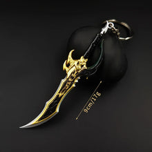 Load image into Gallery viewer, Solo Leveling Anime Manwha Sung Jinwoo Knight Killer Dagger Kasaka's Venom Fang Keychains Pendant