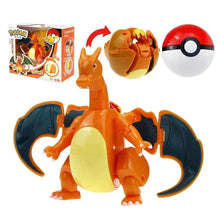 Load image into Gallery viewer, Pokemon Pokeball Anime Figures Toys, Pikachu Gengar Dragonite Snorlax Lapras Pocket Pokeball Toys