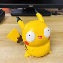 Load image into Gallery viewer, 8 PCS Silly Pokemon Mini Figurine Set, Pikachu Bulbasaur Charmander Squirtle Cute PVC Action Figures