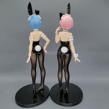 Load image into Gallery viewer, Rem and Ram Twins Bunny Outfit Anime Figurines, Re:ZERO Starting Life in Another World Action Figures