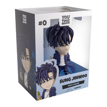 Load image into Gallery viewer, Boxed vinyl figure of Solo Leveling character Sung Jinwoo from YouTooz on a white background