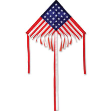 Load image into Gallery viewer, 28 inch wide Fringe Delta Kites
