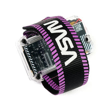 Load image into Gallery viewer, Black and purple strap with 'VSA' branding on a white background