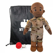 Load image into Gallery viewer, My Hero™ Army Soldier Daddy Doll | Custom Recordable Plush