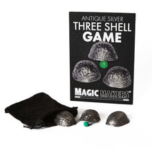 Load image into Gallery viewer, Metal Antique Silver 3 Shell Game