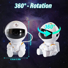 Load image into Gallery viewer, Space Projector Light – Adjustable Astronaut Galaxy Star Lamp