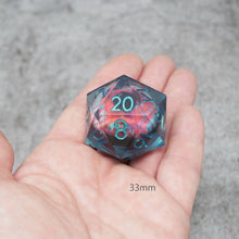 Load image into Gallery viewer, Cthulhu's Eye | Giant D20 Moving Eye DnD Dice | Acrylic RPG Gaming Dice
