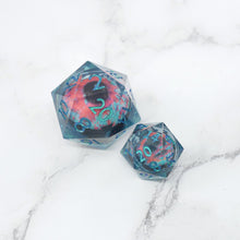 Load image into Gallery viewer, Cthulhu's Eye | Giant D20 Moving Eye DnD Dice | Acrylic RPG Gaming Dice
