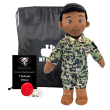 Load image into Gallery viewer, My Hero™ Daddy Doll Navy Sailor | Custom Recordable Plush