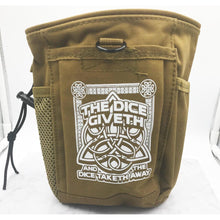 Load image into Gallery viewer, Dice Giveth and Taketh Deluxe Dice Bag