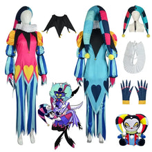 Load image into Gallery viewer, Fizzarolli Cosplay Costume – Helluva Boss Jester Outfit Full Set