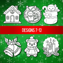 Load image into Gallery viewer, Christmas Craft Magnets | 2 Sets