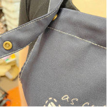 Load image into Gallery viewer, Canvas Cat Apron – Adjustable Cross-Back Chef Apron with Pockets