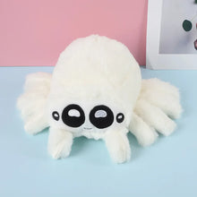 Load image into Gallery viewer, So I'm a Spider, So What? Kumoko White plush toy sloth on a light blue surface with a pink background