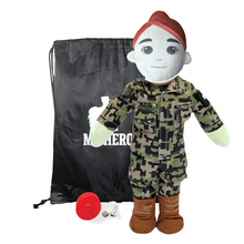 Load image into Gallery viewer, My Hero™ Daddy Doll Navy Sailor | Custom Recordable Plush