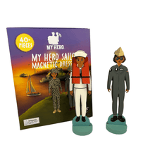 Load image into Gallery viewer, My Hero Navy Sailor Doll Set for Magnetic Playtime Fun