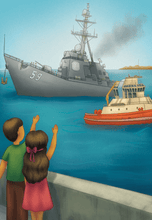 Load image into Gallery viewer, SWO (Surface Warfare Officer) Children's Book - My Mommy, My SWO BY Matthew E. Miller