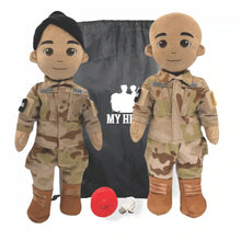 Load image into Gallery viewer, My Hero™ Space Force Daddy Doll | Recordable Plush