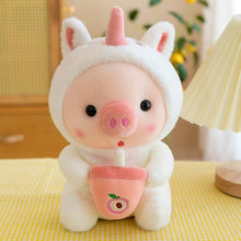 Load image into Gallery viewer, Cute Piggy Boba Plush – Must-Have for Stuffed Animal Lovers