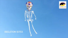 Load and play video in Gallery viewer, 21 FT TALL DIA DE LOS MUERTOS (DAY OF THE DEAD) SKELETON KITE