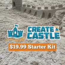 Load and play video in Gallery viewer, Create a Castle Starter Sand and Snow Mold Kit