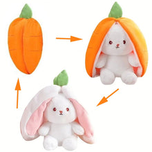 Load image into Gallery viewer, Strawberry Carrot Bunny Plush – Soft Gift Toy for Girls and Kids