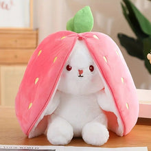 Load image into Gallery viewer, Strawberry Carrot Bunny Plush – Soft Gift Toy for Girls and Kids