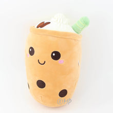 Load image into Gallery viewer, Boba Plush Toy for Kids – Soft Bubble Tea Pillow for Cuddles