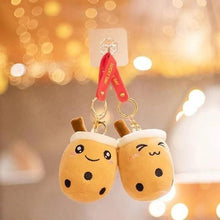 Load image into Gallery viewer, Cute Bubble Tea Keychains 3-Pack for Keys, Bags, and Gifts