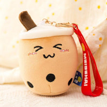 Load image into Gallery viewer, Cute Bubble Tea Keychains 3-Pack for Keys, Bags, and Gifts