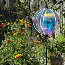 Load image into Gallery viewer, Iridescent 11" Gazing Ball Spinner