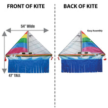 Load image into Gallery viewer, WindNSun Delta XT Sailboat Nylon Kite, 54 Inches Wide