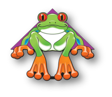 Load image into Gallery viewer, WindNSun Delta XT TreeFrog Nylon Kite, 54 Inches Wide