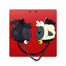 Load image into Gallery viewer, Goat and Lamb Lapel Pin - Cult of the Lamb
