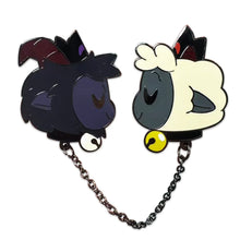 Load image into Gallery viewer, Goat and Lamb Lapel Pin - Cult of the Lamb
