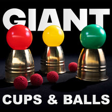 Load image into Gallery viewer, Giant Cups and Balls Magic Routine
