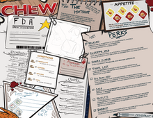 Load image into Gallery viewer, CHEW: Character Menus (RPG Supplement)
