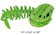 Load image into Gallery viewer, 120 CENTIMETER (47 INCH) LONG DINOSAUR SKELETON PLUSH COSTUME
