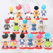 Load image into Gallery viewer, 16 Pcs Set Dragon Ball Super Son Goku Gohan Vegeta Broly Piccolo Majin Buu Action Anime Figurine Mini Figures

