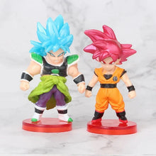 Load image into Gallery viewer, 16 Pcs Set Dragon Ball Super Son Goku Gohan Vegeta Broly Piccolo Majin Buu Action Anime Figurine Mini Figures
