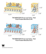 Load image into Gallery viewer, Pop Mart Labubu Pin for Love Series Blind Box (A-M) Yellow
