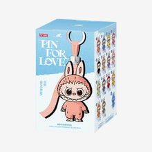 Load image into Gallery viewer, Pop Mart Labubu Pin for Love Series Blind Box (N-Z) Blue
