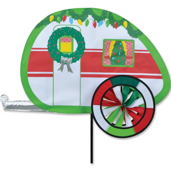 28 Inch Christmas Camper spinner
