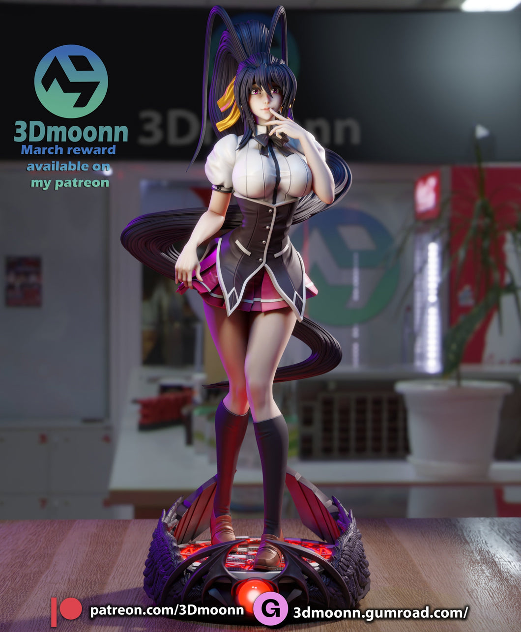 Akeno Himejima - High School DxD (NSFW)  (SFW/NSFW 18+) - 1:6 Scale