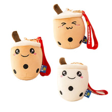 Load image into Gallery viewer, Cute Bubble Tea Keychains 3-Pack for Keys, Bags, and Gifts
