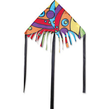 Load image into Gallery viewer, 24 inch wide Fringe Delta Kites
